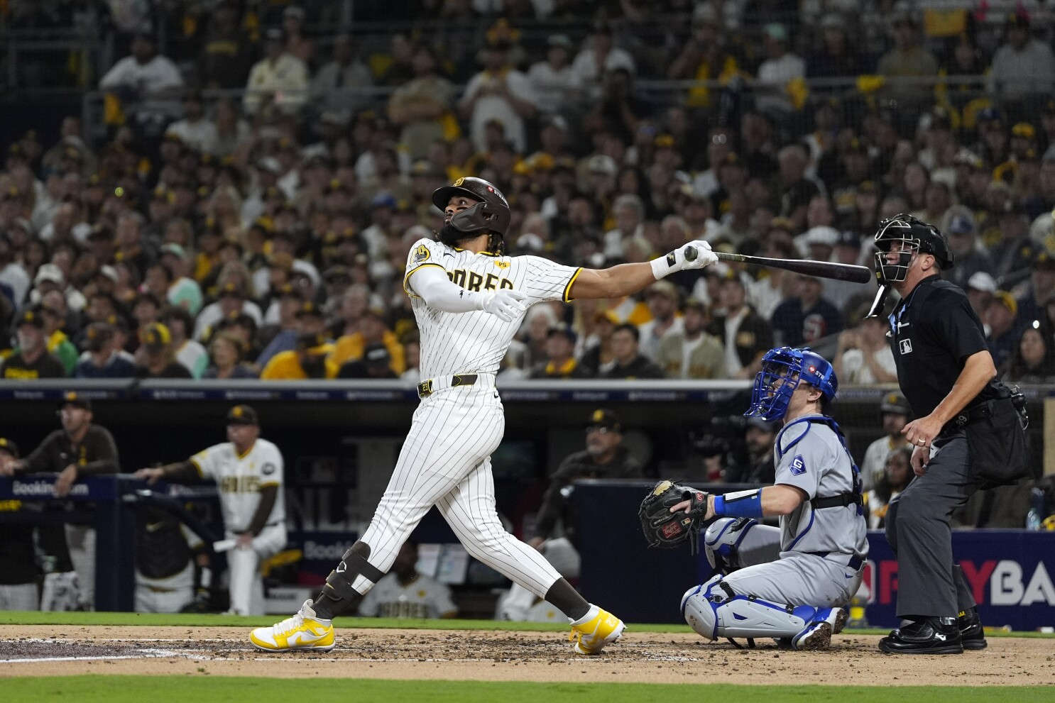 Tatis homers again as the Padres beat the Dodgers 6-5 for a Tatis homers again as the Padres beat the Dodgers 6-5 for a